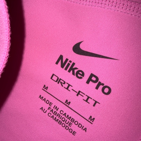 Pink Nike Pro Shorts - Picture 5 of 11